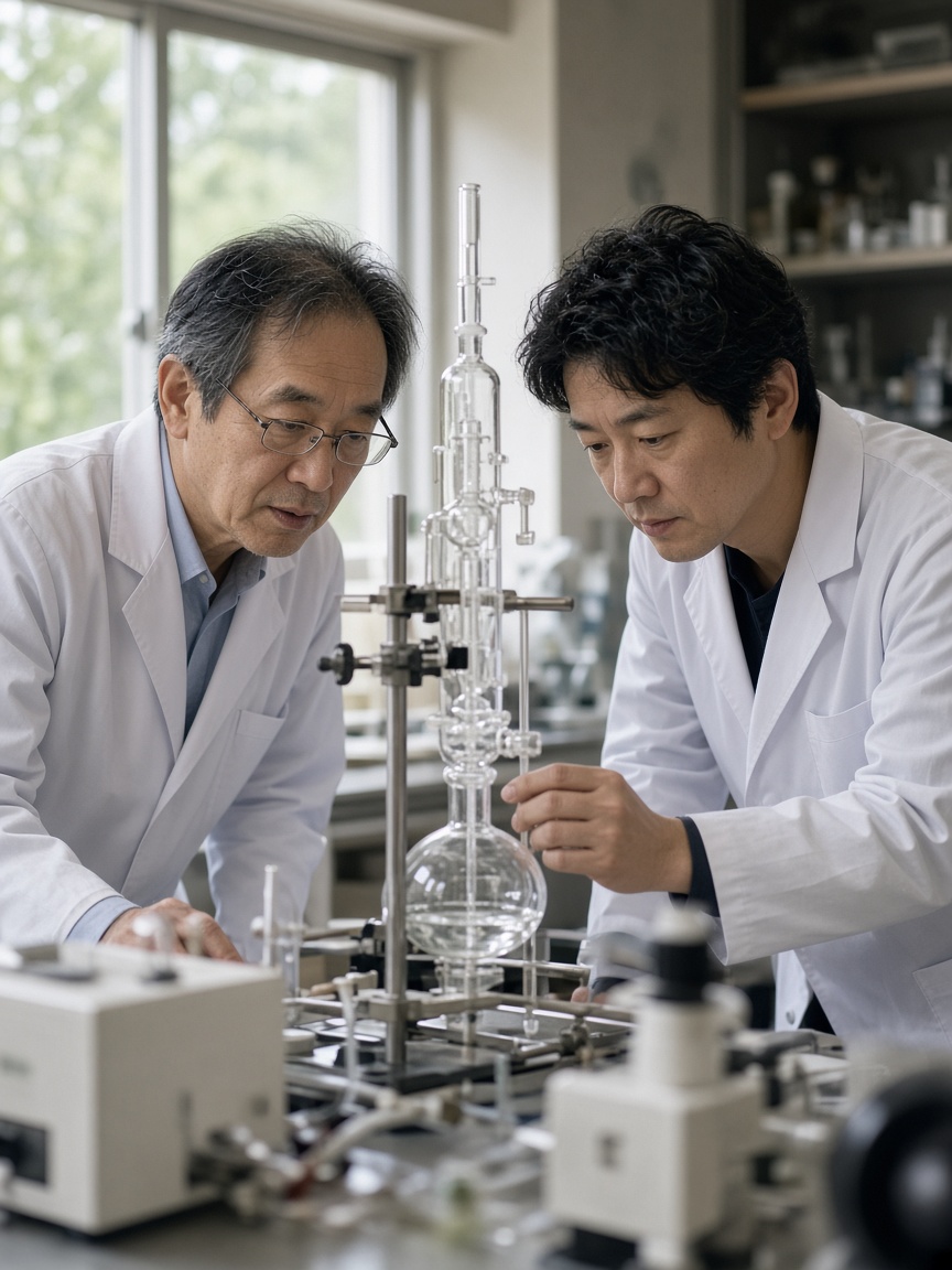 装置を見ながら進める検証