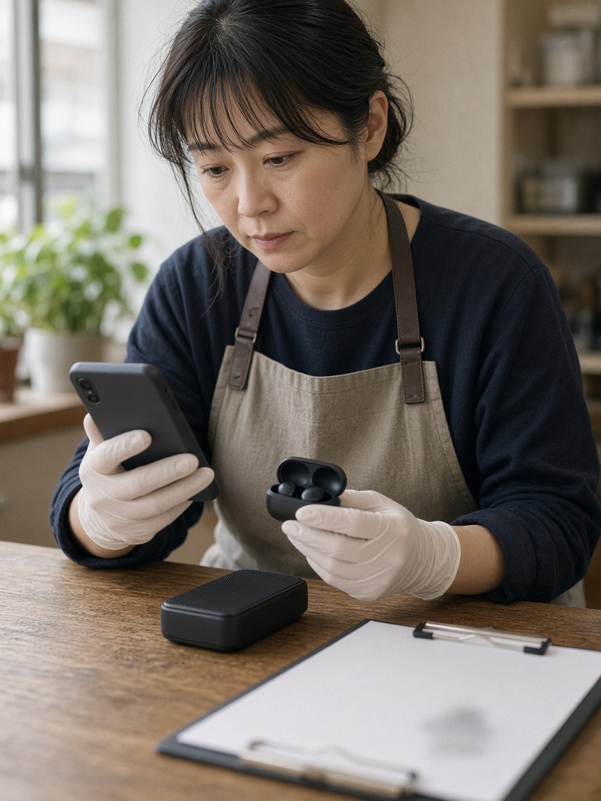 仕入れ品の確認