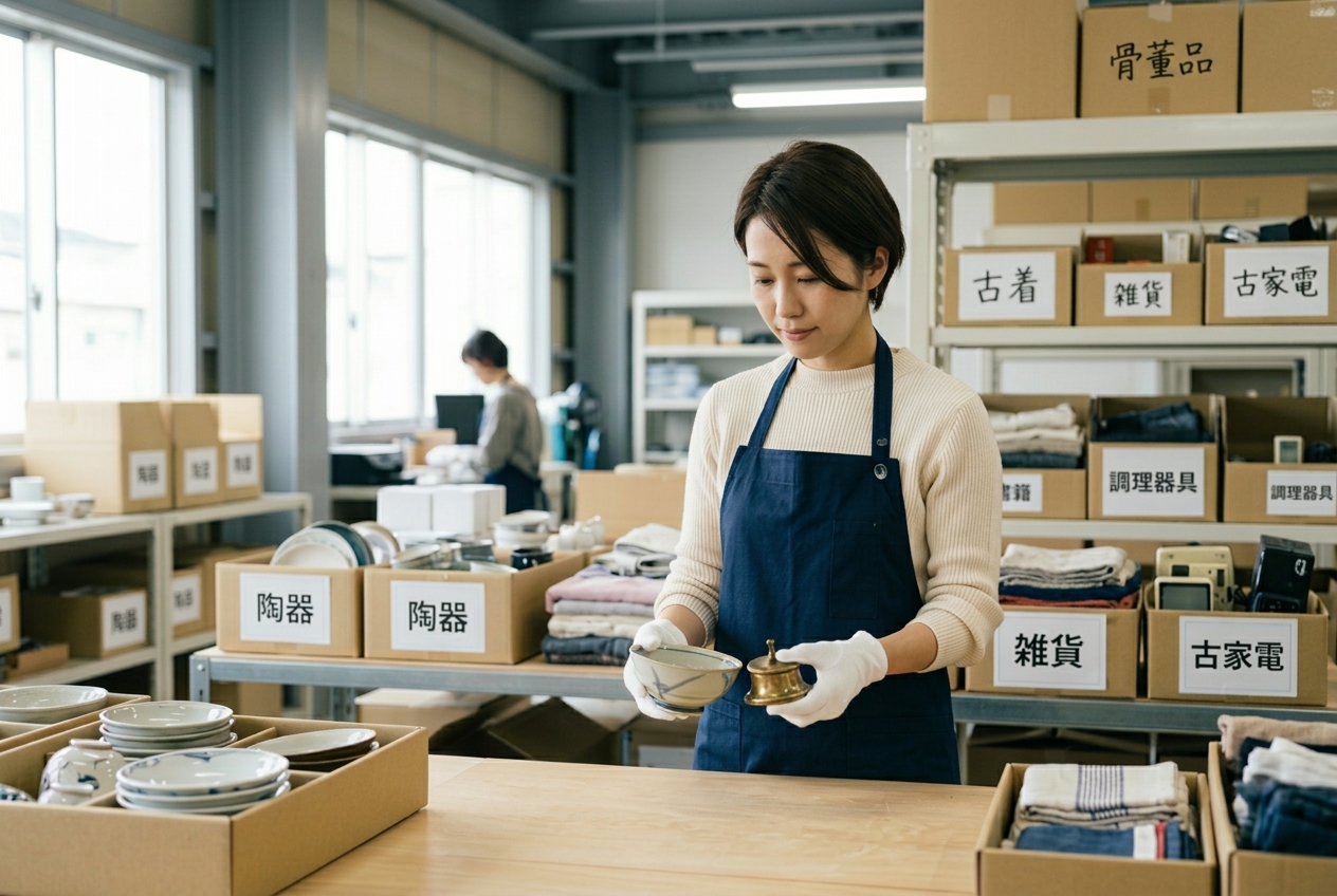 一つずつ確認する仕分け