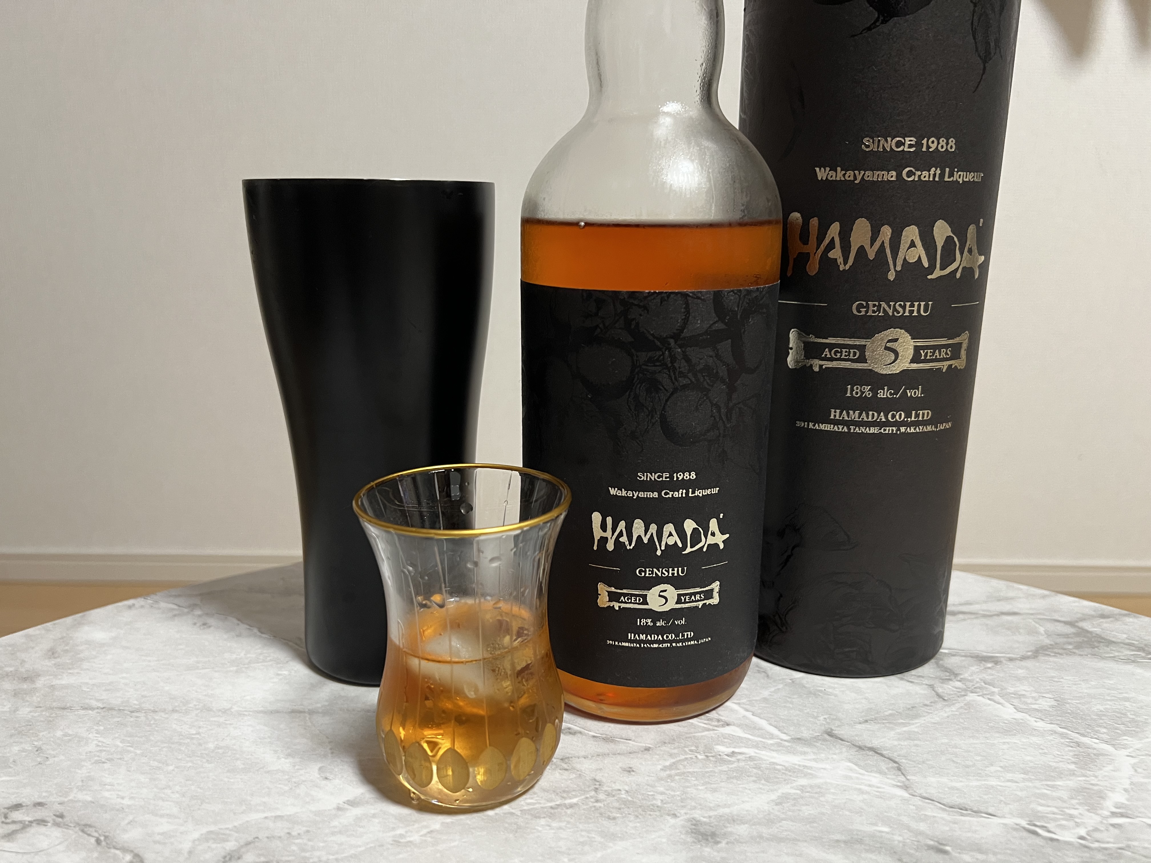 和歌山の5年熟成梅酒HAMADA実飲レビュー！ロックとソーダ割りの極上体験（写真1）